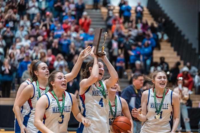 Marysville vs Reynoldsburg girls basketball 022523 Gabe Haferman38